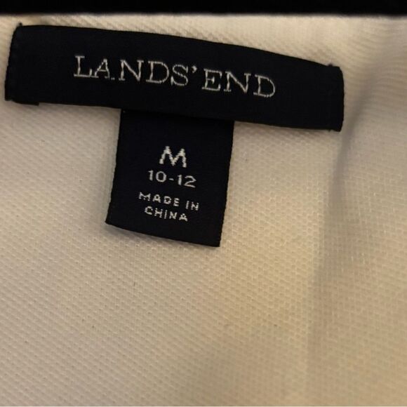 Lands end Women’s Black/Cream Sleeveless Dress-size 10-12 - Picture 6 of 6